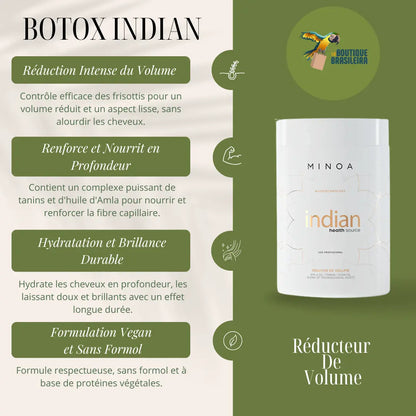 BOTOX INDIEN REDUCTEUR DE VOLUME 1KG-MINOA Minoa