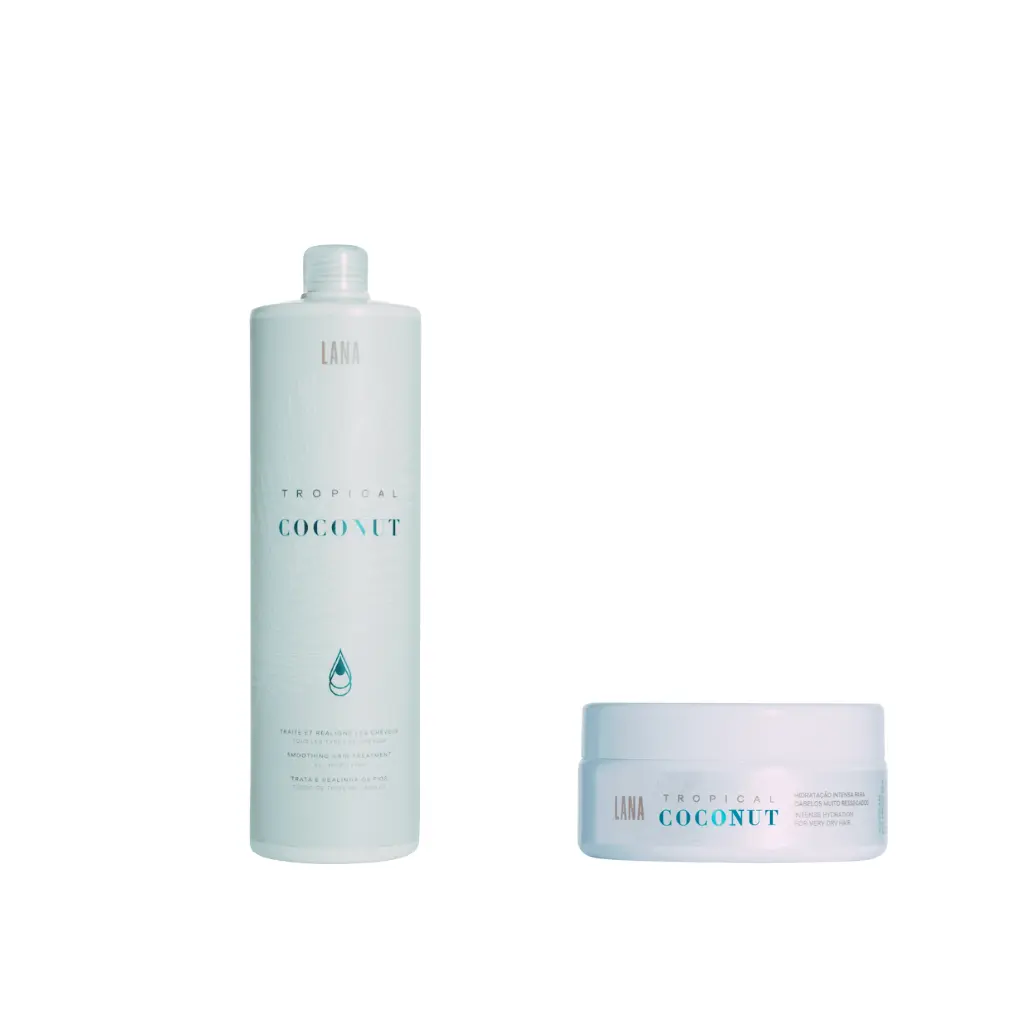 KIT Lissage Brésilien Tropical Coconut 1L + Masque Hydratant 200g