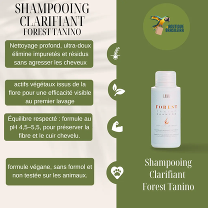 Shampooing clarifiant Forest Tanino 100ml Lana Brasiles