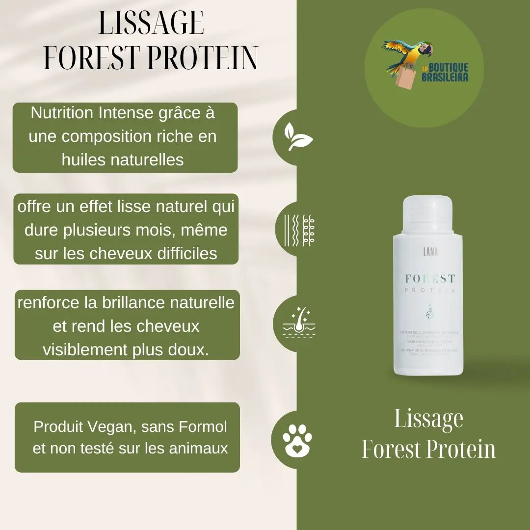 Lissage Brésilien Forest Protein 100 ml – Lana Brasiles