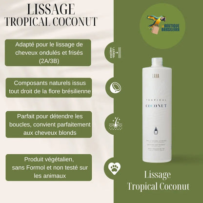 Lissage Brésilien Tropical Coconut 1 L – Lana Brasiles