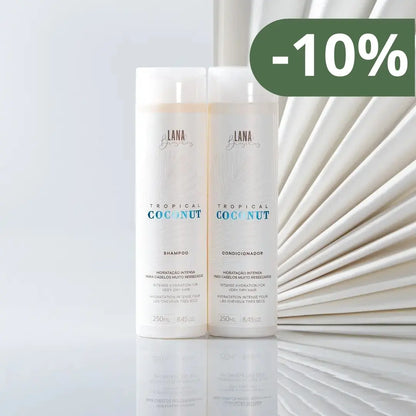 Shampooing et Après-shampooing Tropical Coconut – 250ml Lana Brasiles